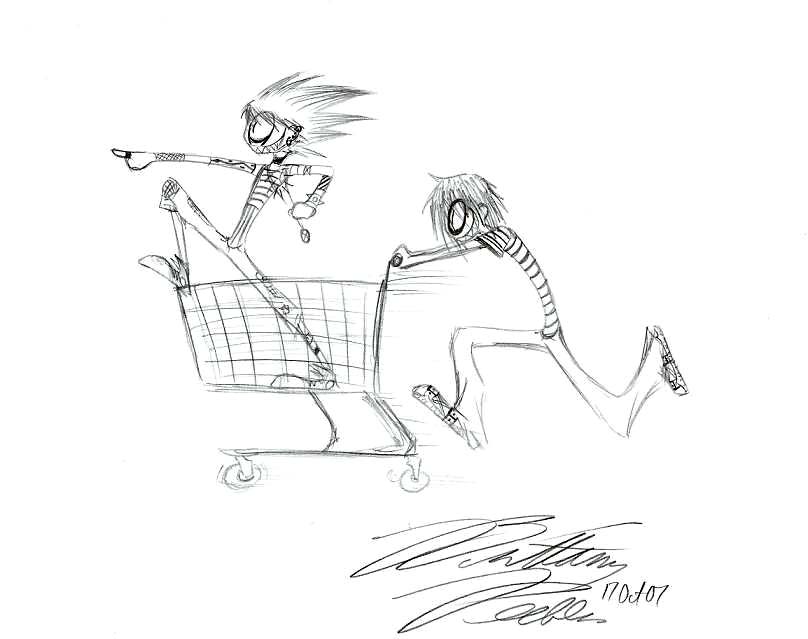 808x639 Shopping Cart Race By Maszeattack