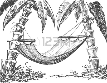 450x351 Summer Beach Pencil Drawing Royalty Free Cliparts, Vectors,