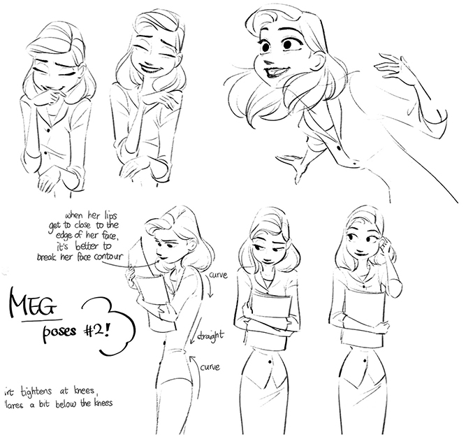 667x635 Disney Paperman Short Film Draw As A Maniac