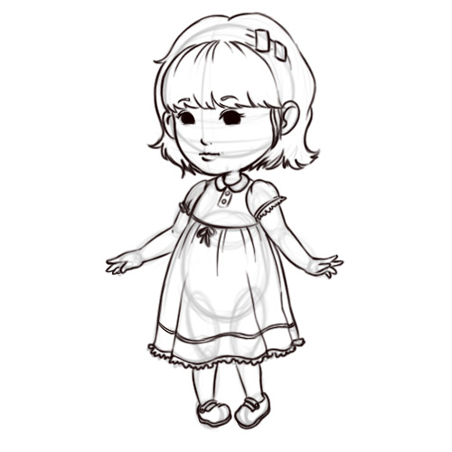 500x500 How To Draw A Girl (With Pictures)