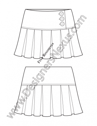 Short Skirt Drawing at GetDrawings | Free download
