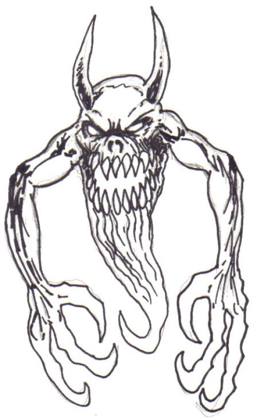 520x846 How To Draw Cool Monsters Image Gallery