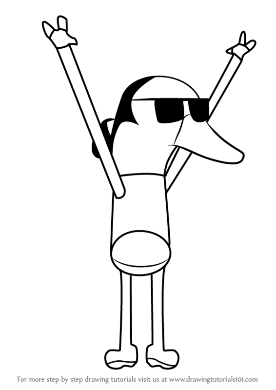 566x800 Learn How To Draw Hotshot From Breadwinners (Breadwinners) Step By