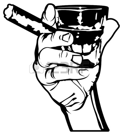 410x450 Hand Holding A Shot Glass Royalty Free Cliparts, Vectors,