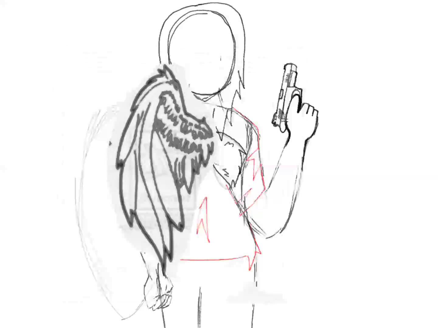 1440x1080 Angel With A Shotgun Speed Draw