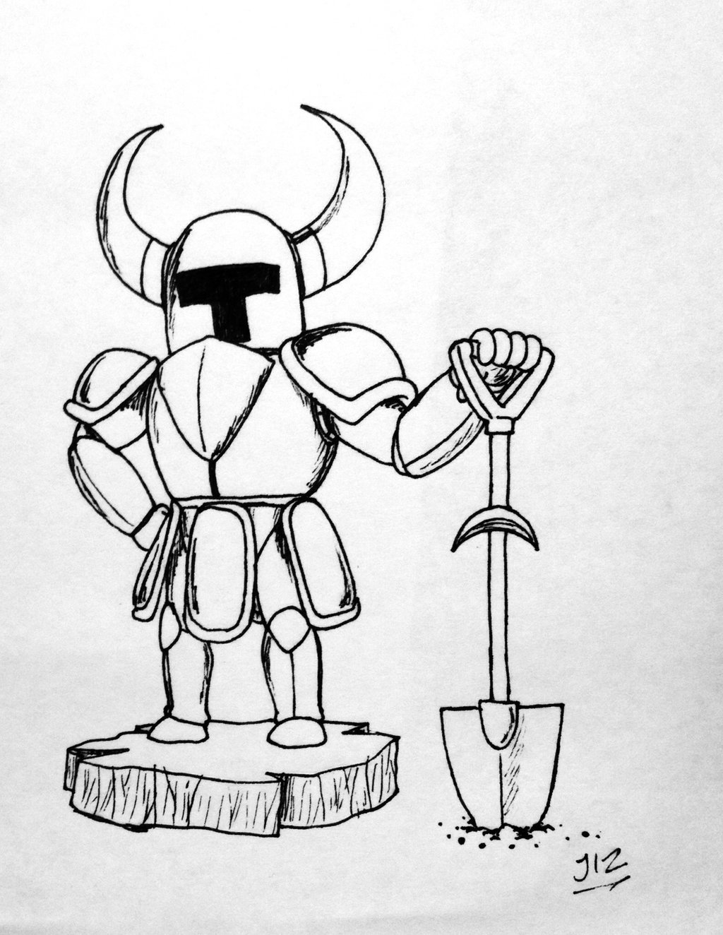 1024x1324 Shovel Knight! By Thejege12