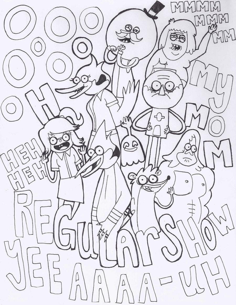 900x1165 Regular Show By Narnar4life