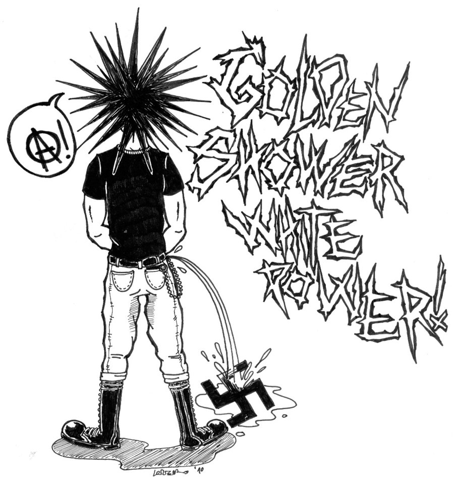 900x952 Golden Shower White Power By Chaosrenzo