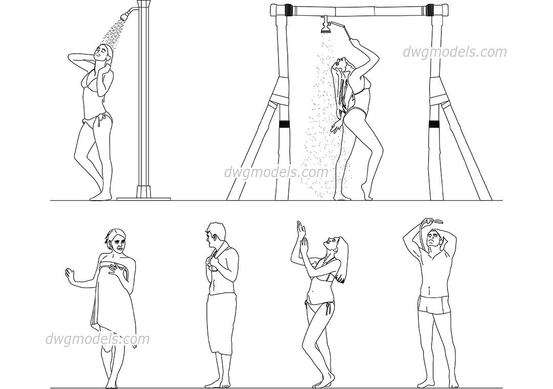 1080x760 People In The Shower