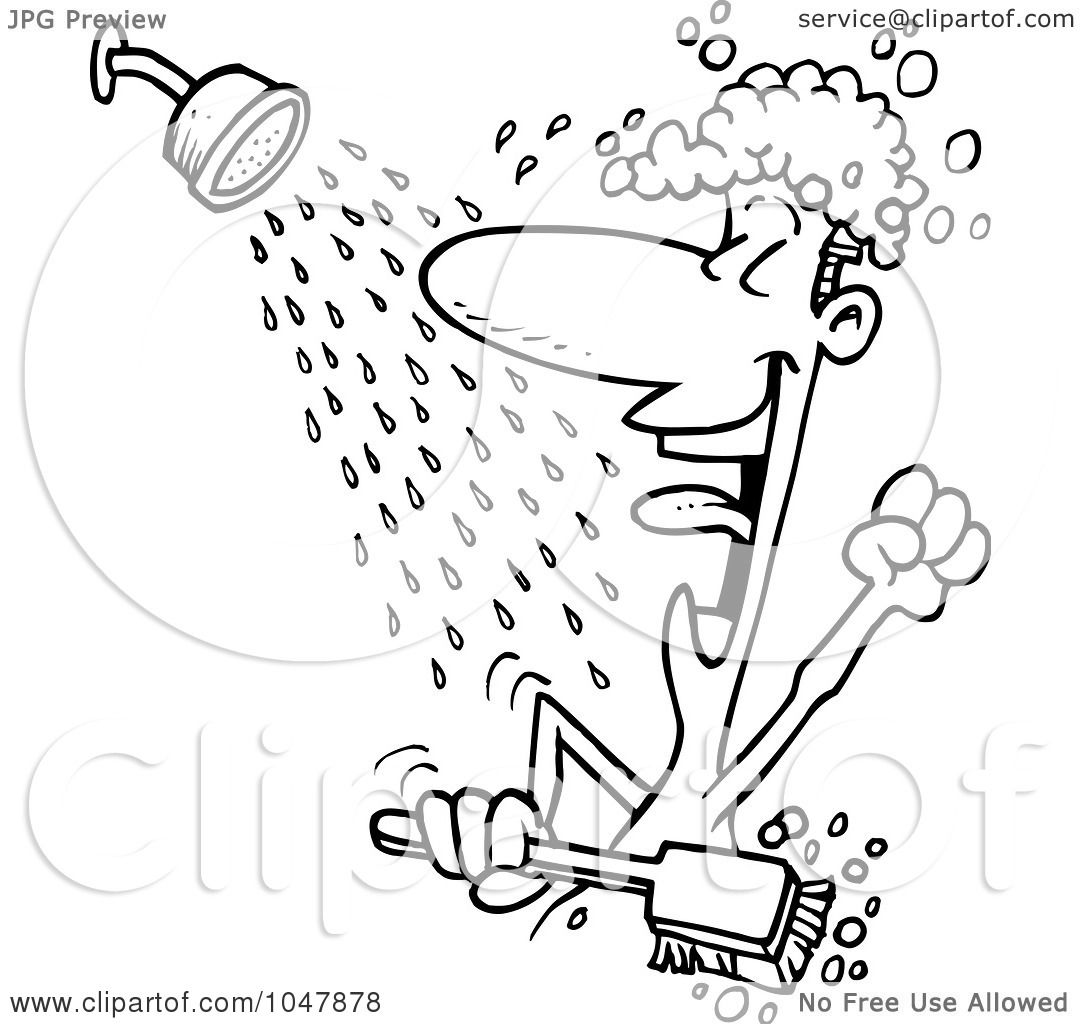 1080x1024 Royalty Free (Rf) Clip Art Illustration Of A Cartoon Black