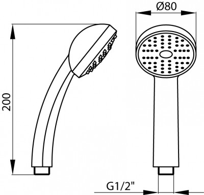 400x383 Soul Shower Head