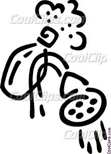 218x300 Shower Head And Shampoo Vector Clip Art