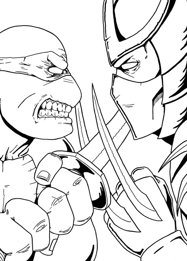 600x838 Leo Vs Shredder By James Ed Marsh