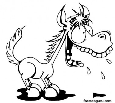 377x338 Print Out Donkey Shrek Coloring Pages For Kids