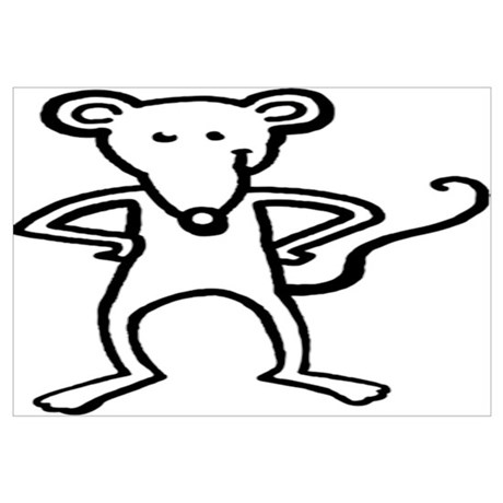 460x460 Funny Shrew Wall Art Cafepress