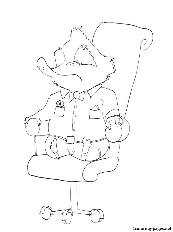 560x750 Arctic Shrew Mr. Big Coloring Page Coloring Pages
