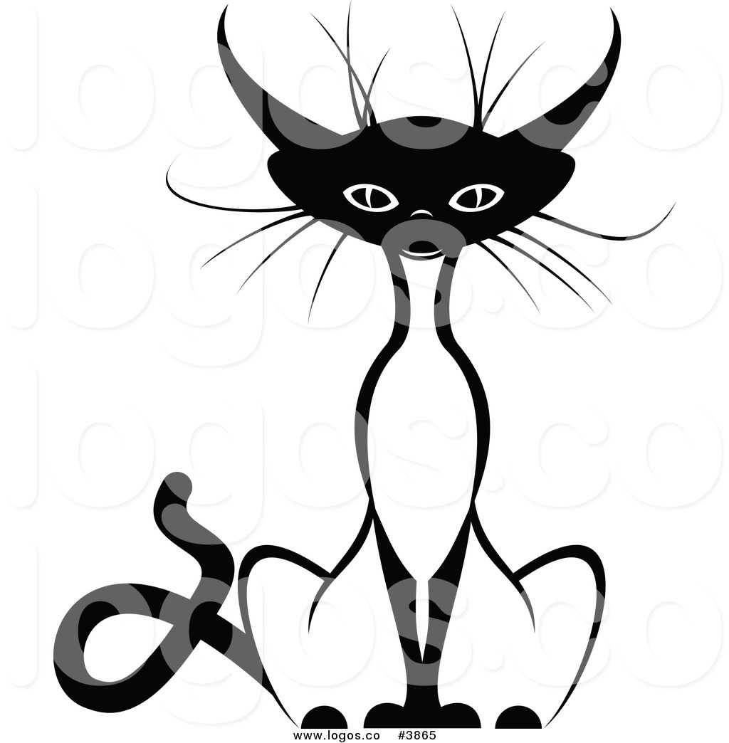 1024x1044 Royalty Free Cat Logo By Vector Tradition Sm