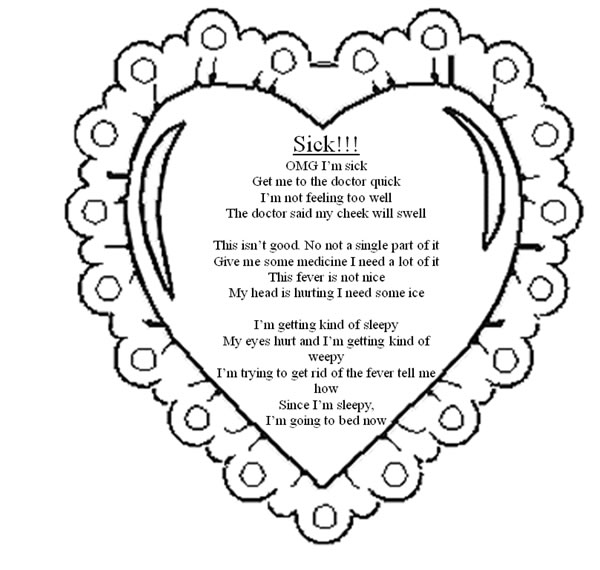 600x570 Sick Valentines Poems Poems