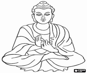 300x250 Buddhism Coloring Pages Printable Games
