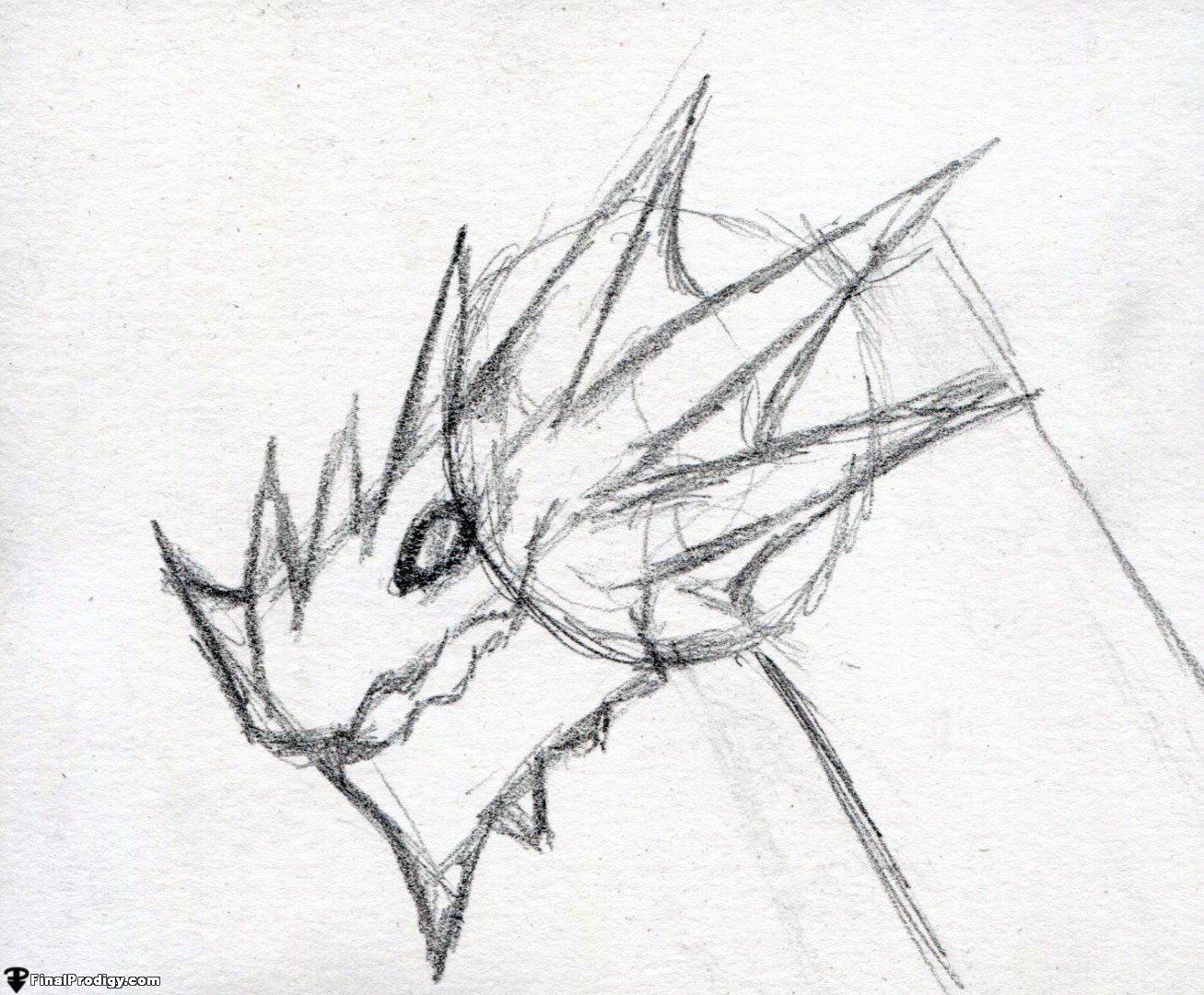 1307x1080 How To Draw A Dragon Head, Side View