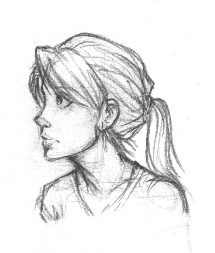 870x1024 Face Profile Drawing How To Draw The Female Face Side Profile
