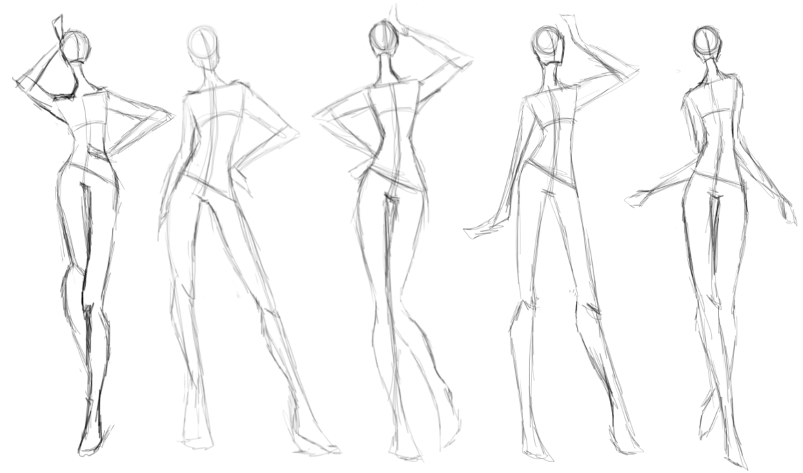 1165x686 Pose Sketch Dump X.x By Gloomers