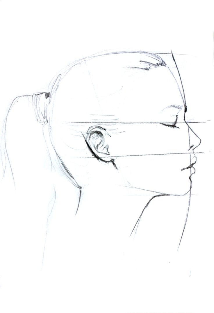 736x1074 Best 25 Sketching Ideas On Sketch Side Face Drawing