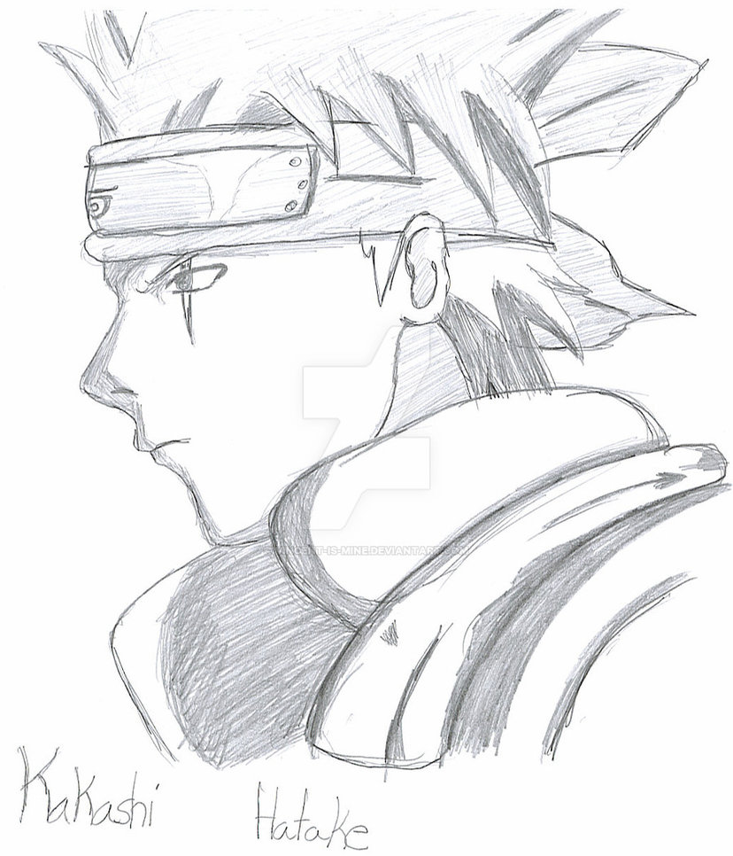 828x966 Kakashi Without Mask Side View By Vincent Is Mine