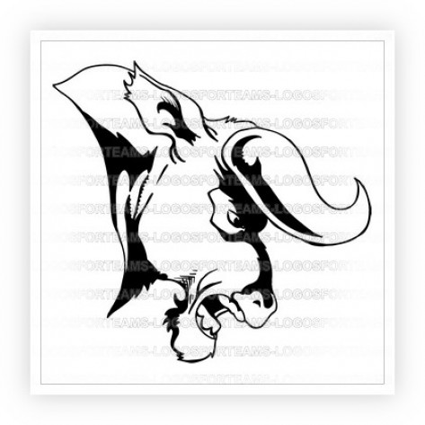 473x473 Logo Part Of Bull Head Side View With Curly Horns