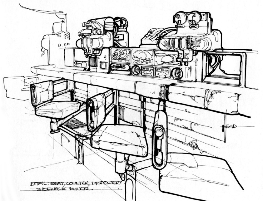 842x644 Blade Runner Concept Art From The Closed Case File Of Rick Deckard