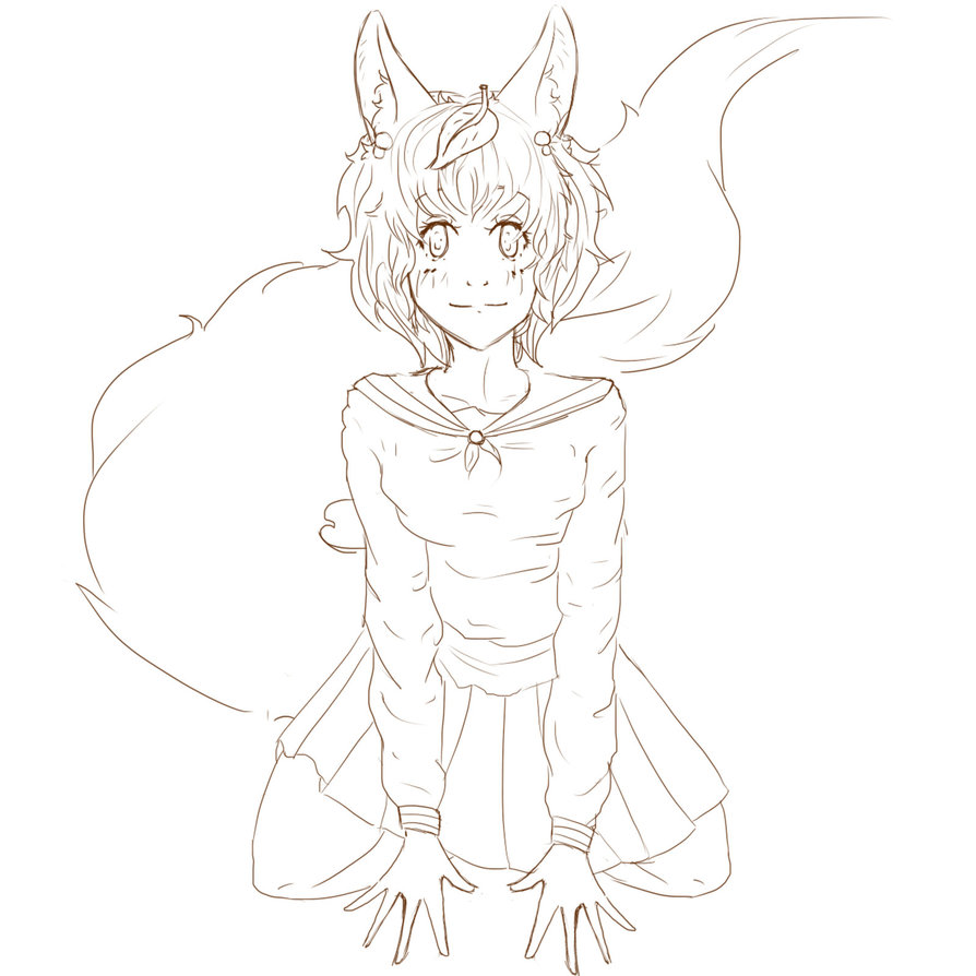 894x894 Lineart The First Morning Sight By Kida T