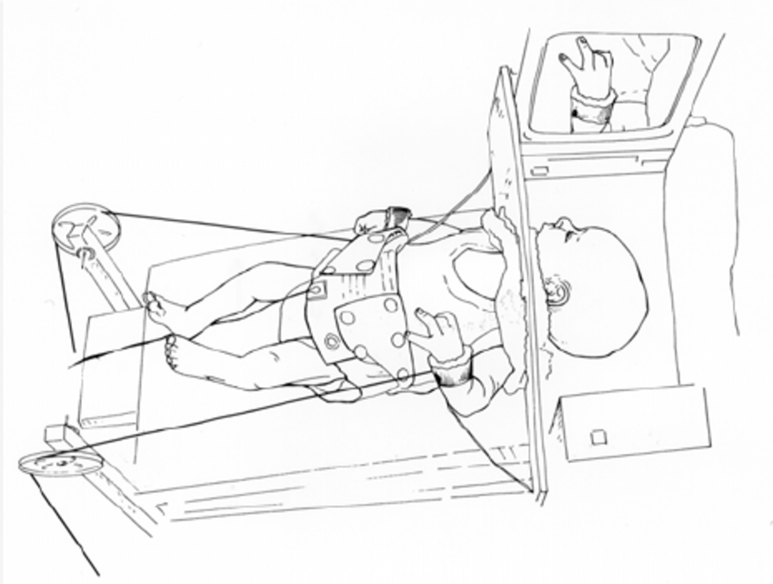 850x642 A Newborn Baby Taking Part In The Weight Lifting Experiment,