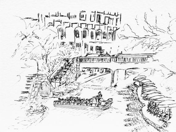 570x426 Pen And Ink Sketch Made On Sight