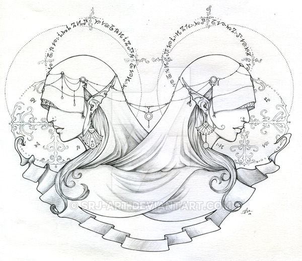 600x519 Sisters Of Second Sight Sketch By Srj Art