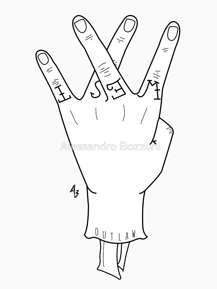 750x1000 West Side Hand Sign Women's Relaxed Fit T Shirt By Aleboz Redbubble