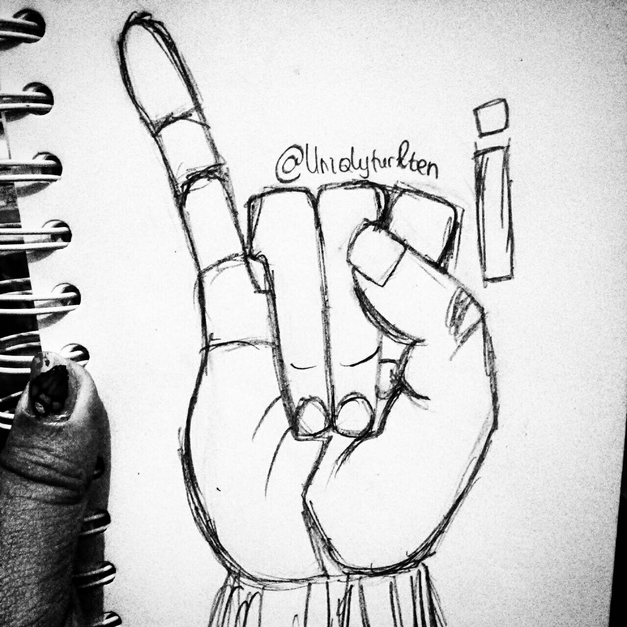 1280x1280 I Of Sign Language