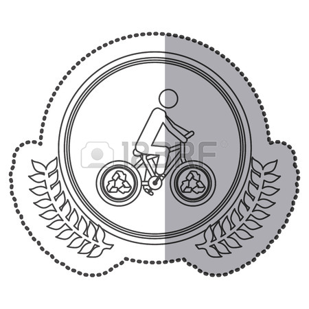 450x450 Symbol Bicycle Signal Icon, Vector Illustration Design Royalty
