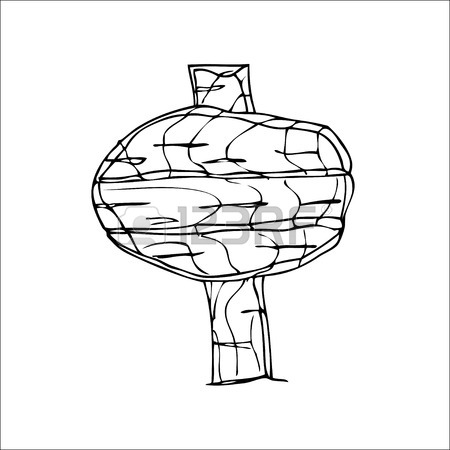 450x450 Vector Single Sketch Signpost Royalty Free Cliparts, Vectors,