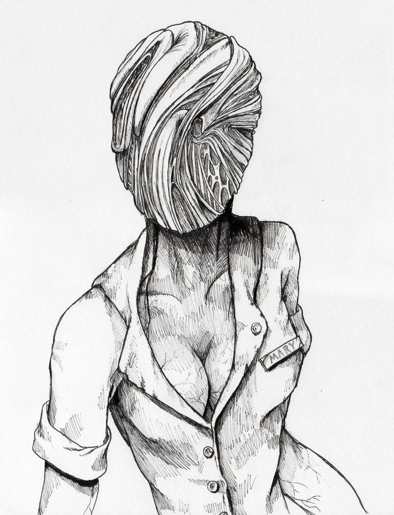 781x1022 Silent Hill Nurse By Thewalkingman