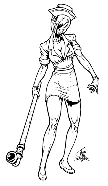 350x600 Illmosis Art Bubble Head Nurse