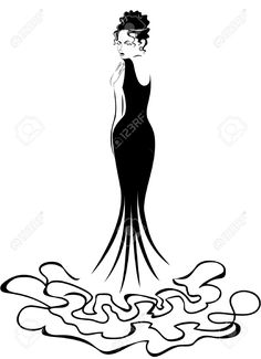 236x325 Woman Elegant Silhouette
