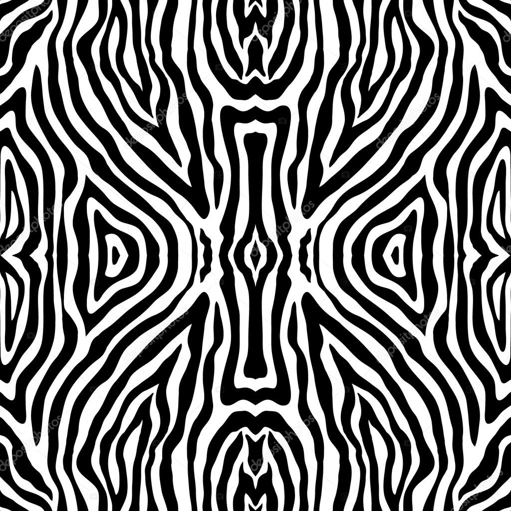 1024x1024 Silk Scarf With Art Deco Style Tiger Print. Stock Vector