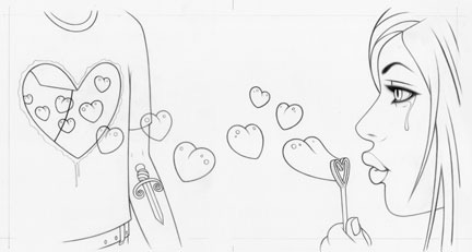 432x231 Change The Girl To A Sillouette Of My Kids Face, And The Heart