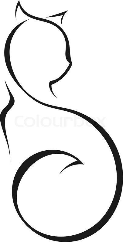 405x800 Afbeeldingsresultaat Voor Simple Line Drawing Cat Doodles