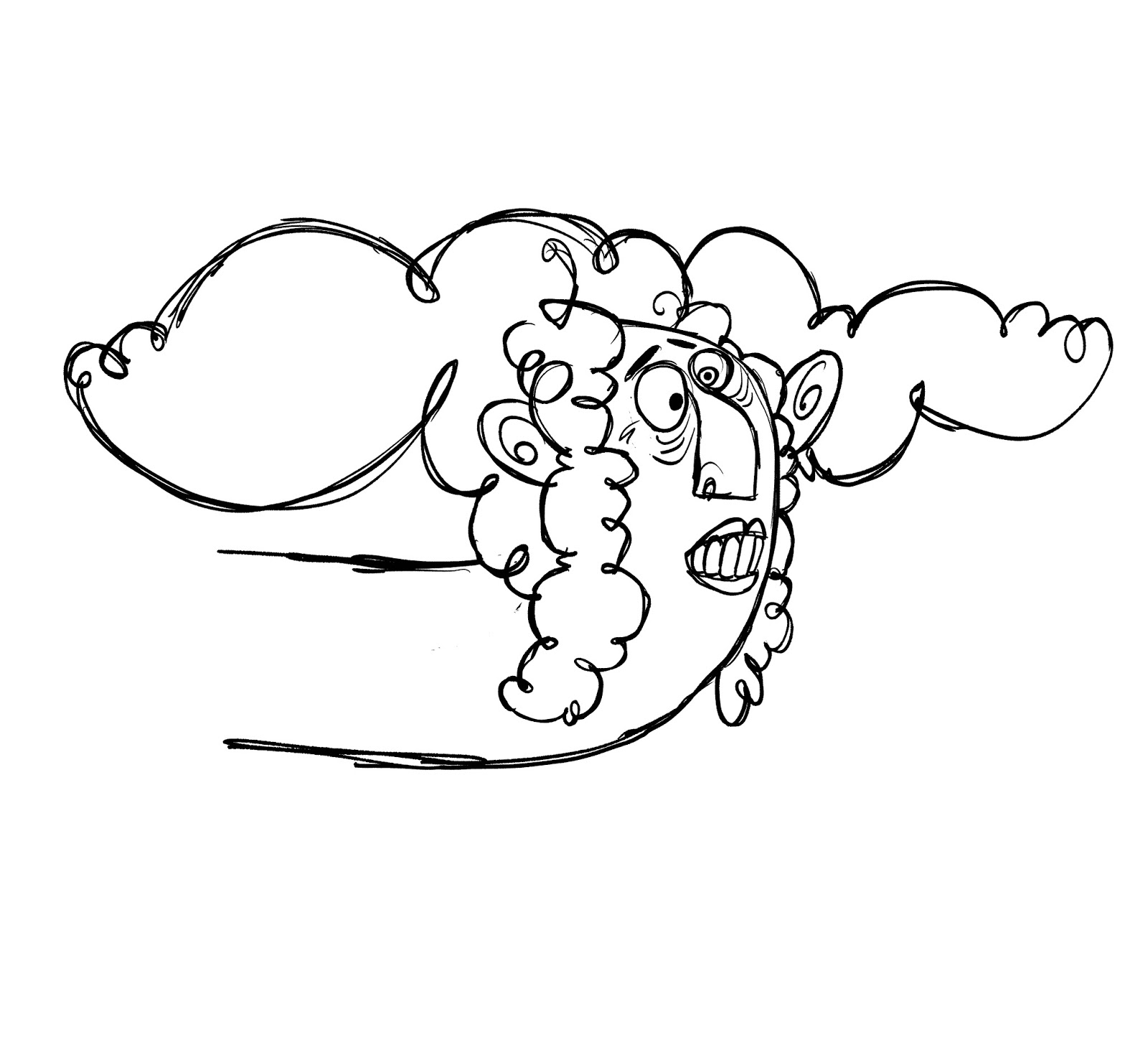 1600x1448 I Like Drawing People With Very Silly Hair. Richard George Lee