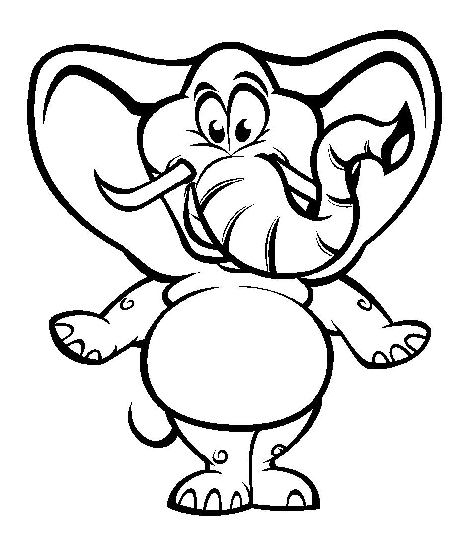 946x1098 Funny Elephants So Cute Coloring Page This Elephant Is So Cute