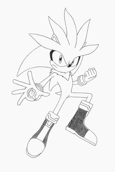 400x599 Silver The Hedgehog By Ramsdaddy
