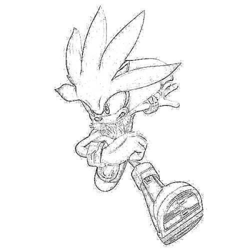 500x500 Silver The Hedgehog Images A Sketch Of Myself 3 Wallpaper