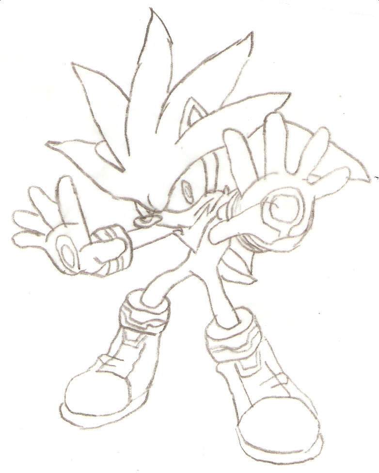 782x975 Silver The Hedgehog By Silvervsbowser