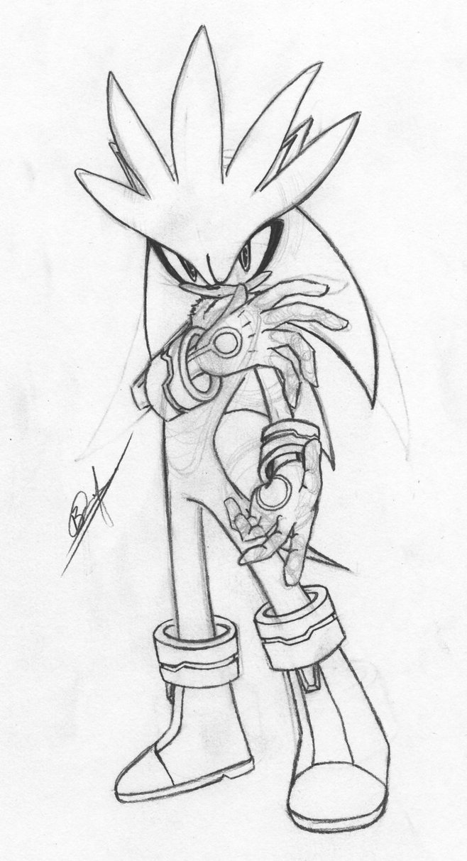 658x1213 Silver The Hedgehog By Ricochet05